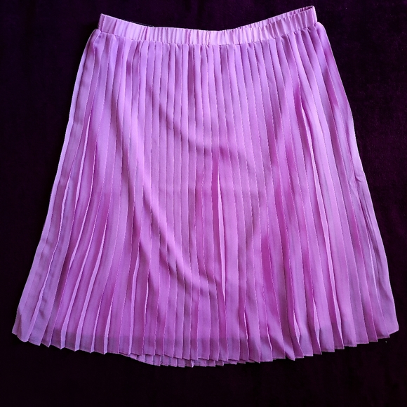 Banana Republic Dresses & Skirts - Banana Republic LP Orchid Pleated Midi Skirt NWT